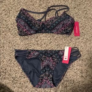 Patterned Bikini Set